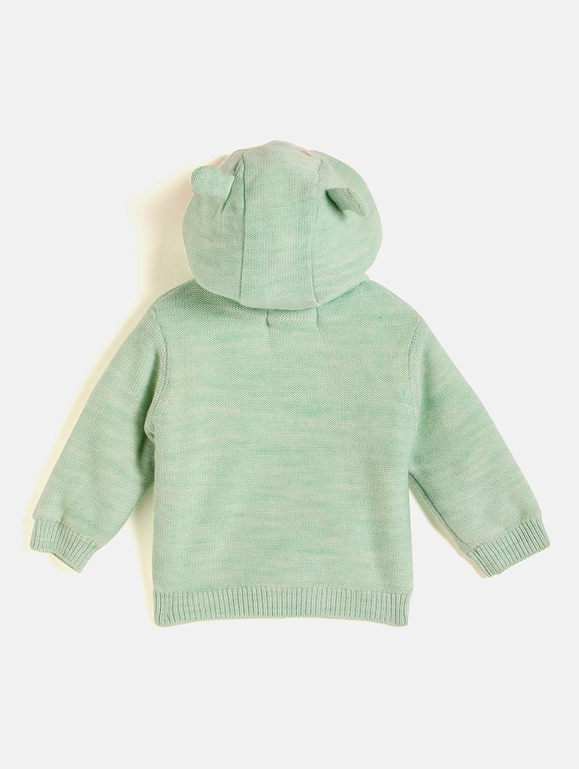 boys hooded self-designed sweater - 21507376 - Zoom Image - 1