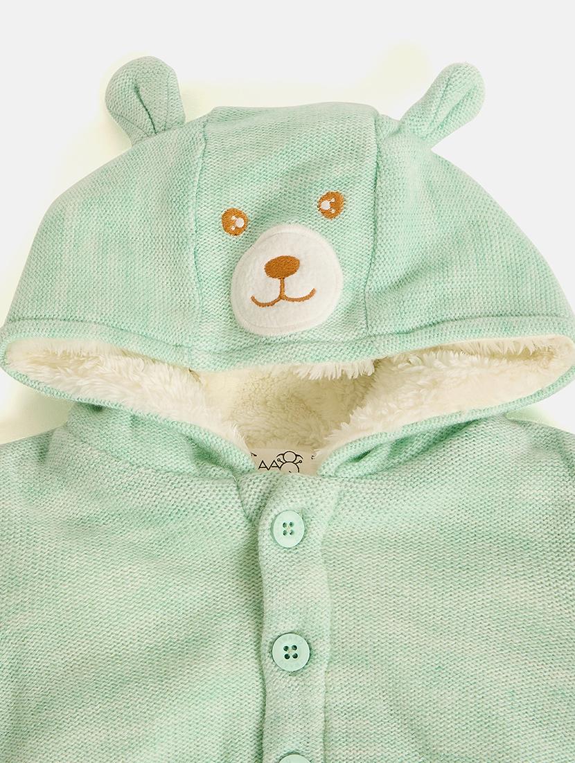 boys hooded self-designed sweater - 21507376 - Zoom Image - 2