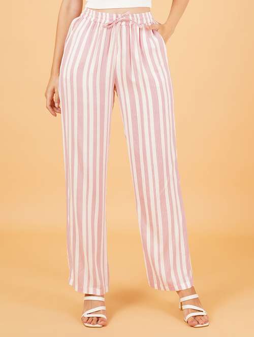 women white viscose palazzo - 21507620 - Very Small Image - 1