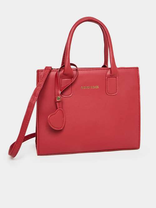 women red solid handbag - 21510721 - Very Small Image - 1