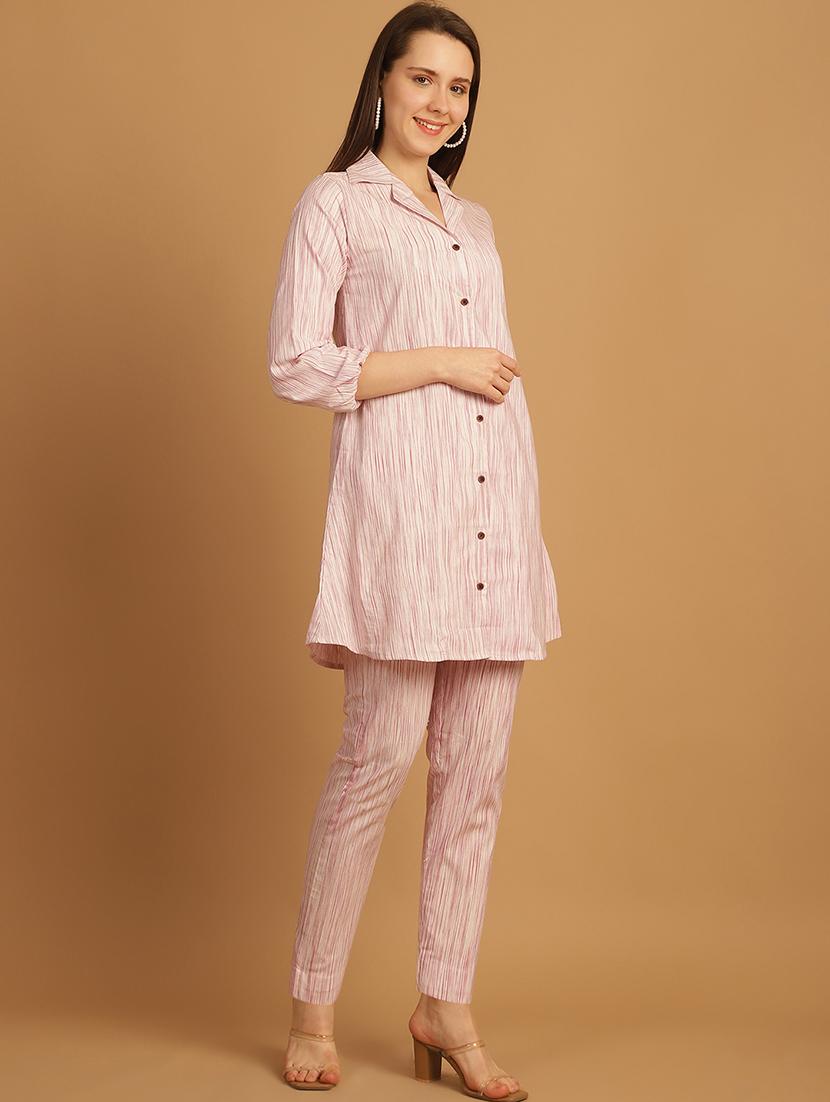 women pink self-designed co-ord set - 21531127 - Zoom Image - 2