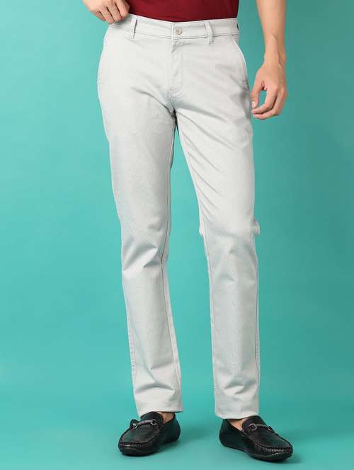 men mid rise solid chinos - 21536443 - Very Small Image - 1