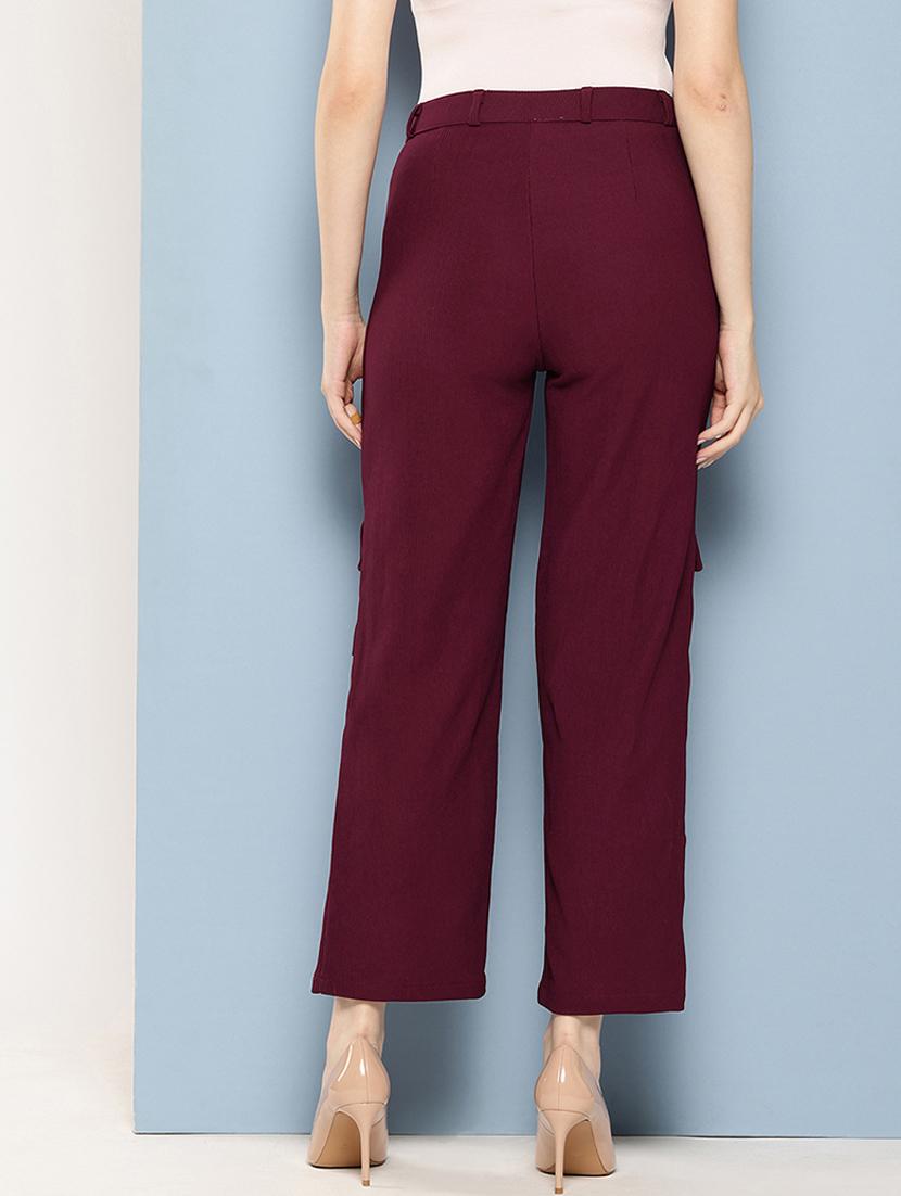 women solids high rise cargo - 21538566 - Standard Image - 2