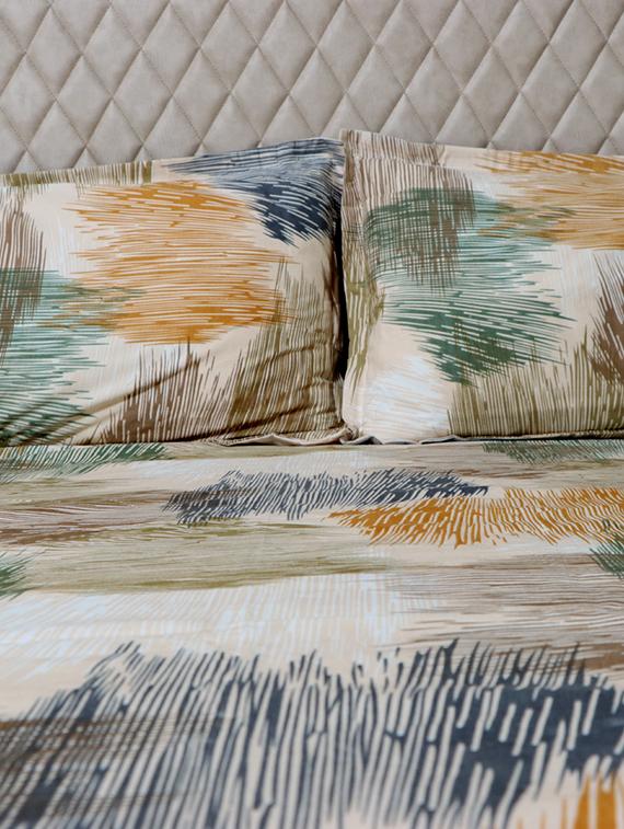 veahome printed cotton king size bedsheet with pillow cover - 21547420 - Standard Image - 2
