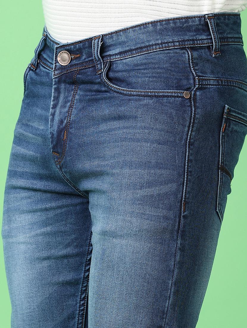 men mid rise plain jeans - 21550655 - Standard Image - 5