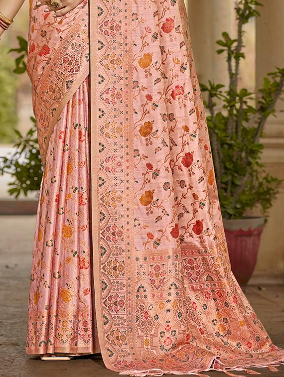 women zari work banarasi saree with blouse - 21551218 - Standard Image - 2