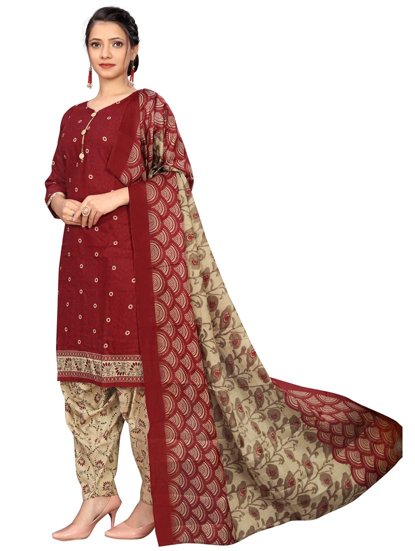 women v-neck printed suit set - 21558172 - Zoom Image - 1