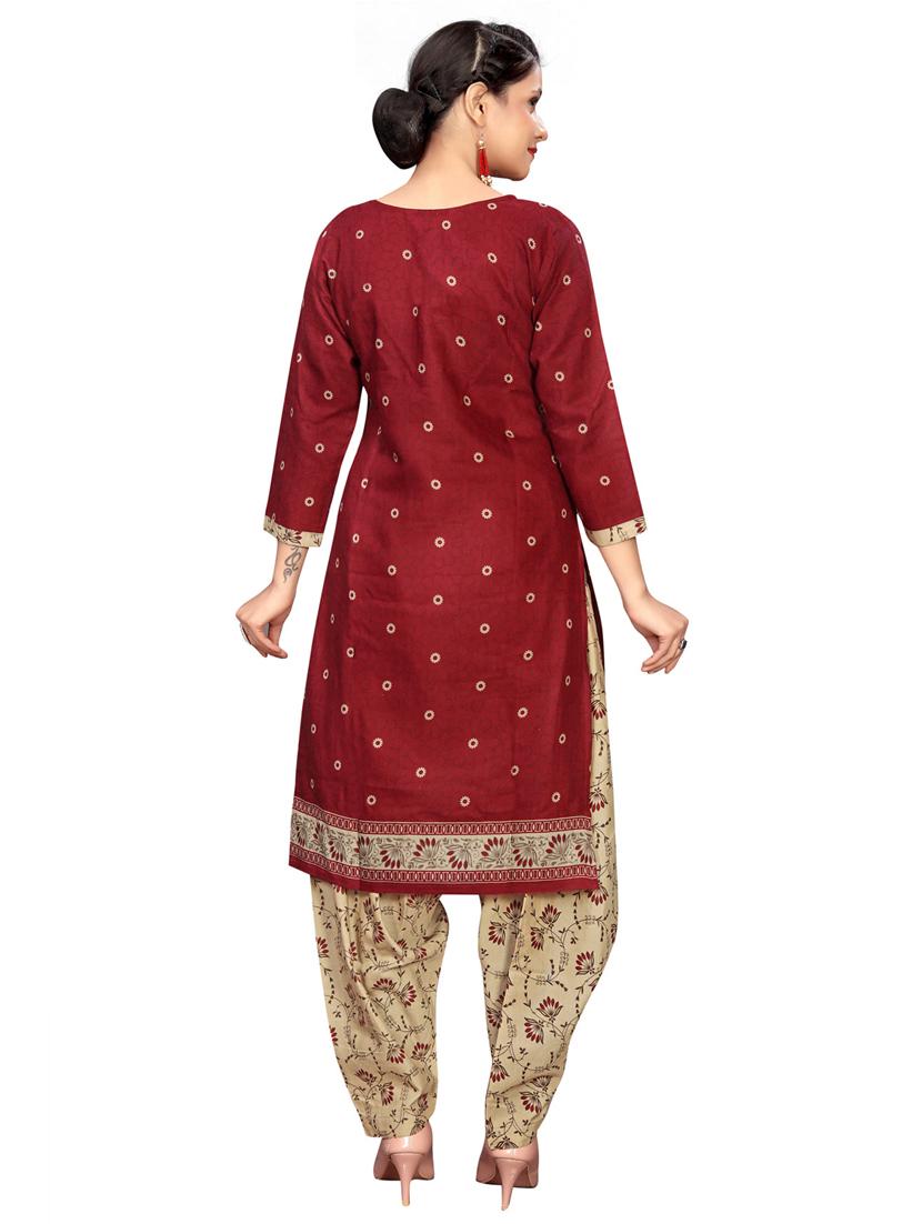 women v-neck printed suit set - 21558172 - Zoom Image - 2