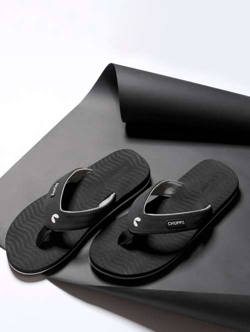 men black slip on slipper - 21561915 - Very Small Image - 1