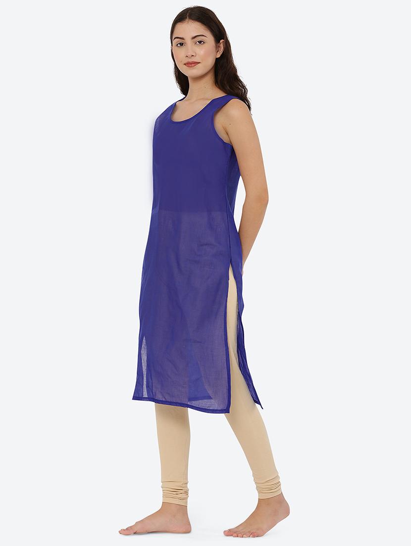 women solid round neck cotton camisole - 21561970 - Zoom Image - 2