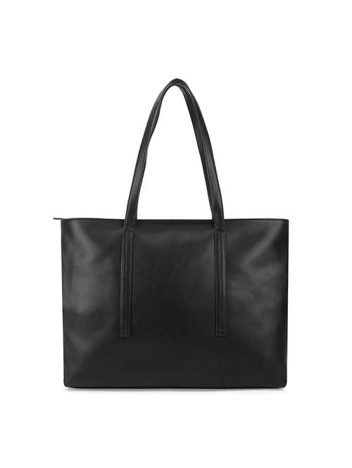 women solid leatherette (pu) tote bag - 21562406 - Very Small Image - 1