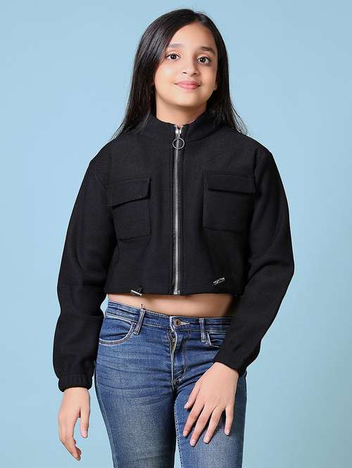 kids ong sleeves plain regular jackets  - 21570650 - Very Small Image - 1