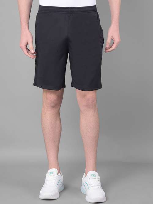 men solid regular fit shorts - 21578383 - Very Small Image - 1