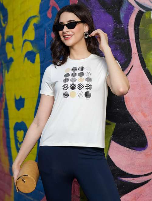 women printed short sleeve regular fit t-shirt - 21582164 - Very Small Image - 1
