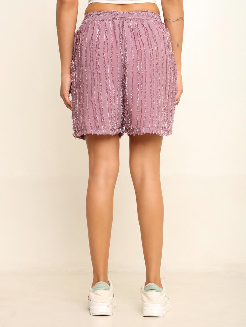 women mid-rise self-designed regular short - 21584032 - Standard Image - 3
