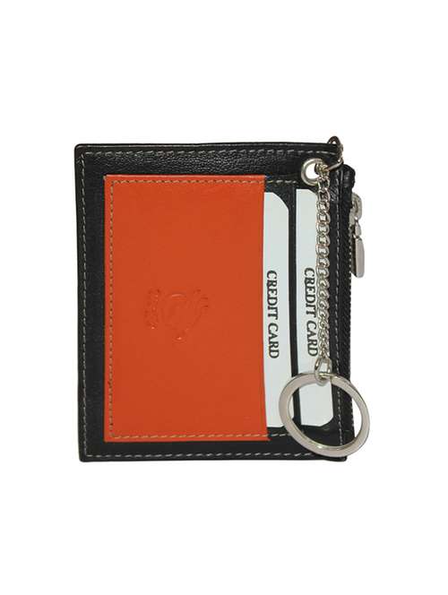 black leather card holder - 21590753 - Very Small Image - 1