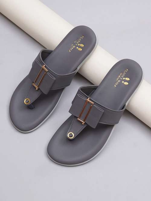 women grey slip on sandal - 21613851 - Very Small Image - 1