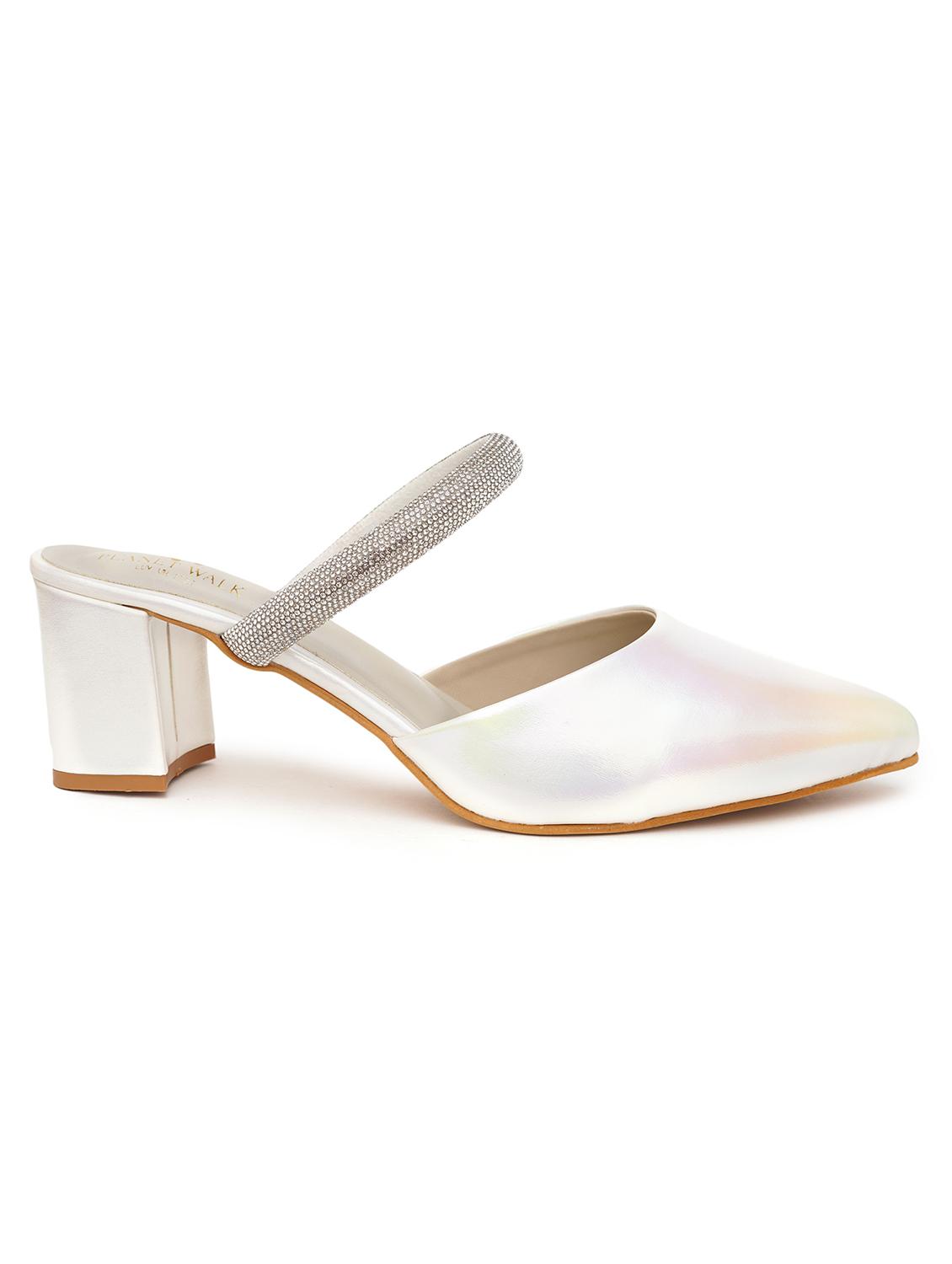 women white block heel sandal - 21613858 - Zoom Image - 3