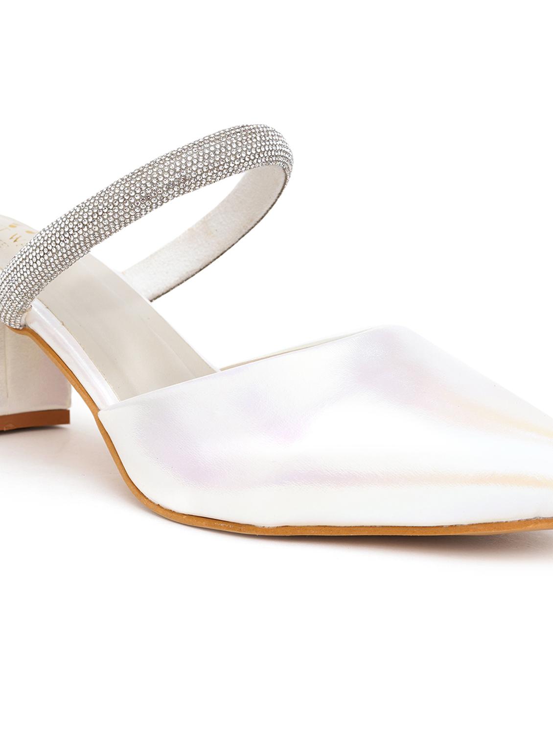 women white block heel sandal - 21613858 - Zoom Image - 5