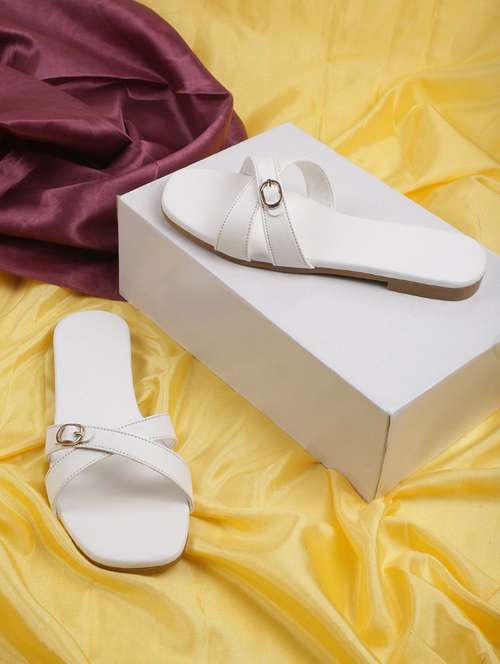 women white slip on sandal - 21616893 - Very Small Image - 1