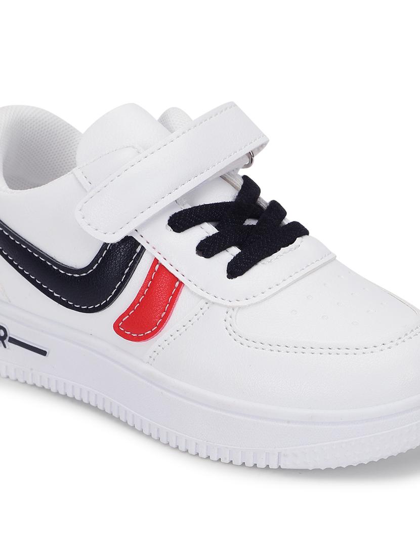 kids white solid sneaker - 21638293 - Standard Image - 5
