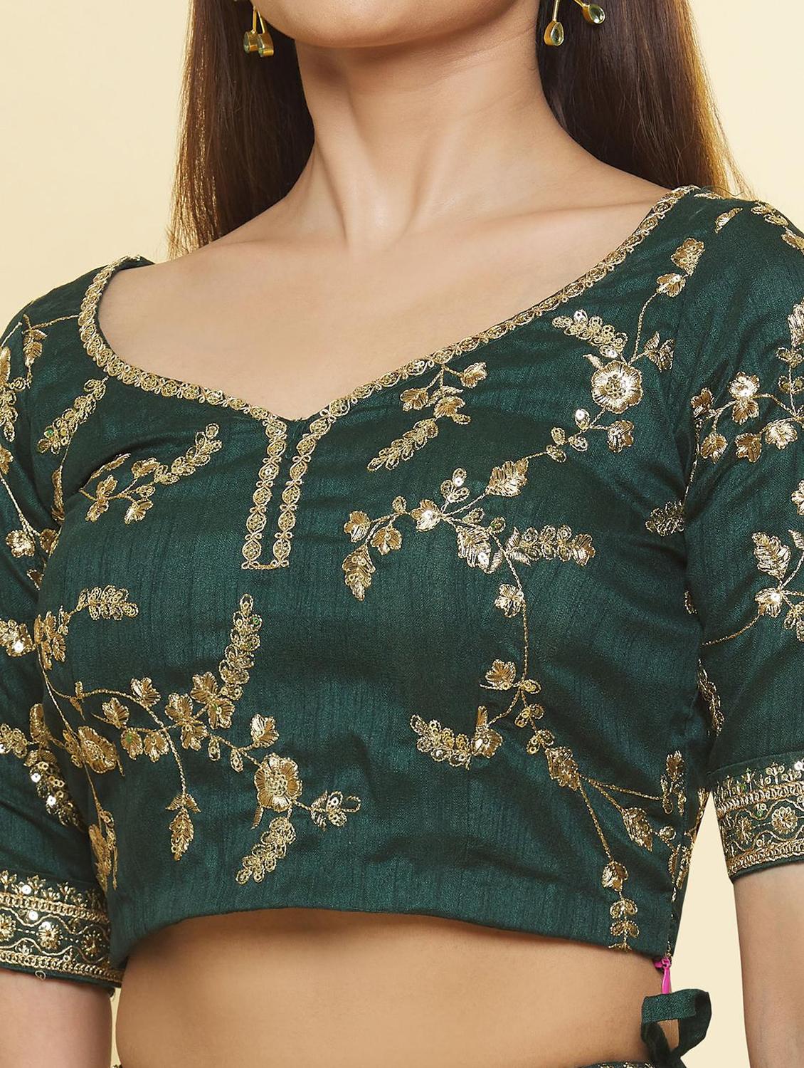 women embroidered lehenga choli set with dupatta - 21663533 - Standard Image - 4