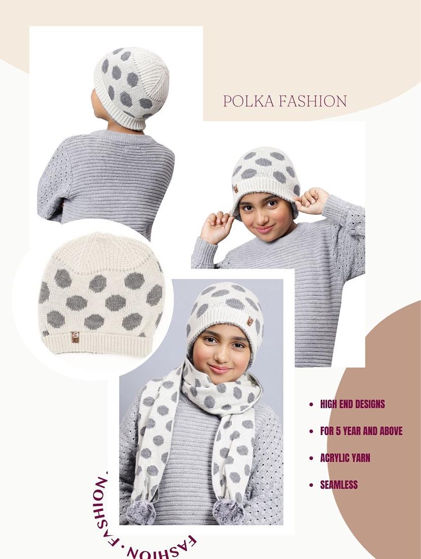 kids solid beanie & gloves combo - 21671895 - Standard Image - 3