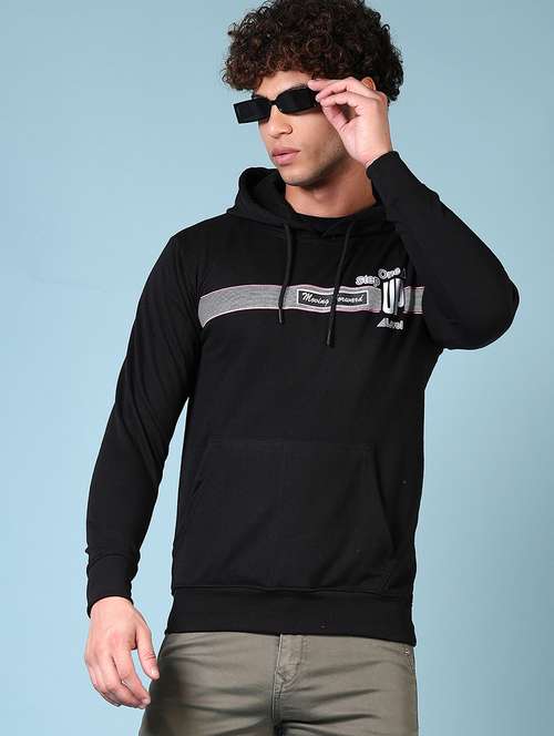 men chest print long sleeve sweatshirt - 21672272 - Very Small Image - 1