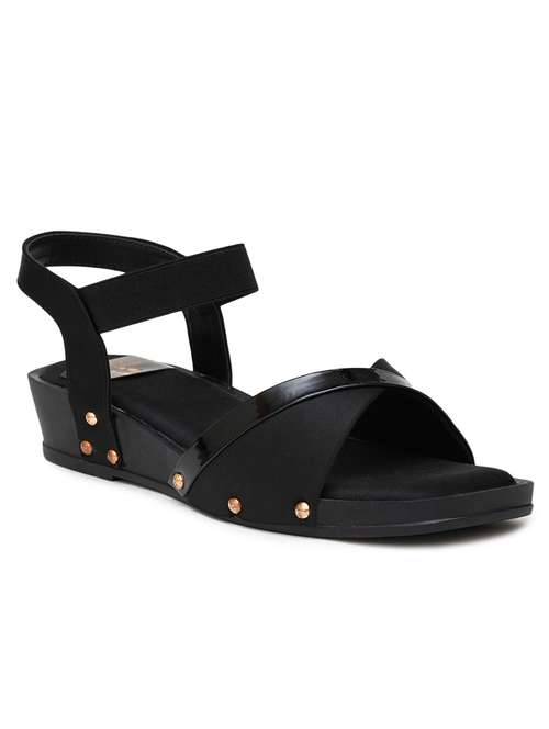women solid ankle strap sandal - 21676061 - Very Small Image - 1