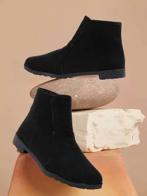 women solid ankle lenght boots - 21685067 - Very Small Image - 1
