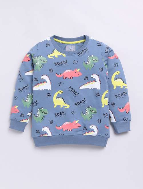 kids printed long sleeve sweatshirt - 21699385 - Very Small Image - 1