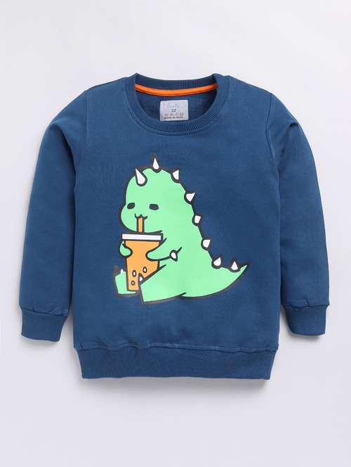 kids printed long sleeve sweatshirt - 21699404 - Very Small Image - 1