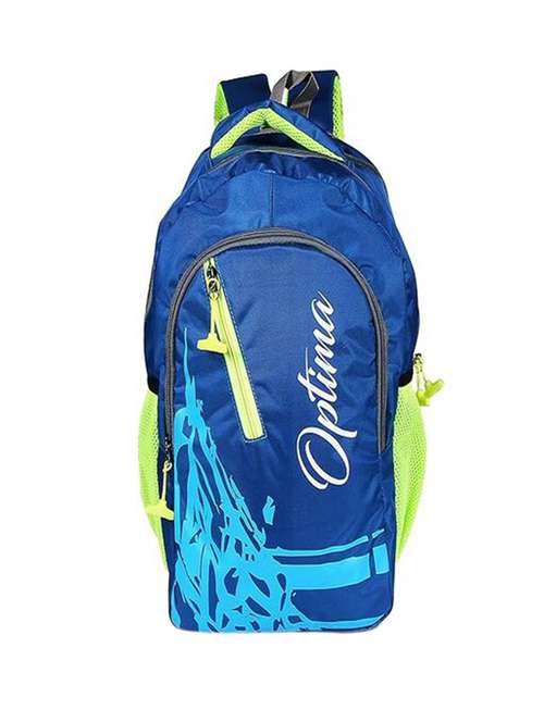 women blue printed regular backpacks - 21707820 - Very Small Image - 1
