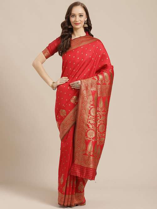 women self design bordered saree with blouse - 21723144 - Very Small Image - 1