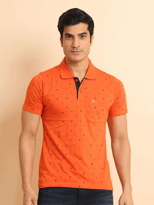 men short sleeves printed polo t-shirt - 21724590 - Very Small Image - 1