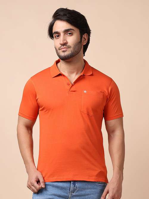 men short sleeves plain polo t-shirt - 21725024 - Very Small Image - 1