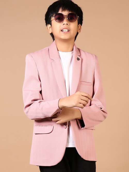 boys solid long sleeve blazer  - 21730856 - Very Small Image - 1