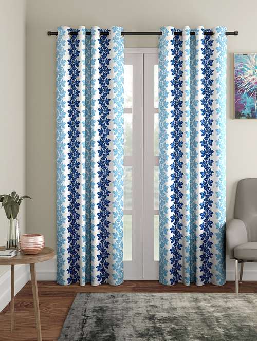 stylish and attractive printed curtains - set of 4 - 21734456 - Very Small Image - 1
