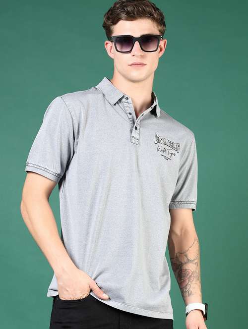 men solid short sleeve regualr fit polo t-shirt - 21742761 - Very Small Image - 1