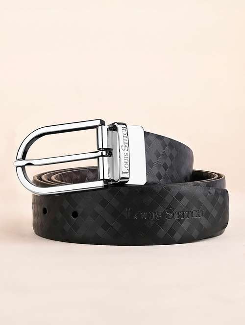 men pin buckle reversible leather belt - 21762077 - Very Small Image - 1