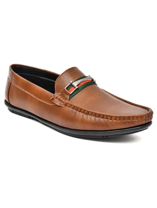 men tan slip on horsebit oafer - 21765115 - Very Small Image - 1