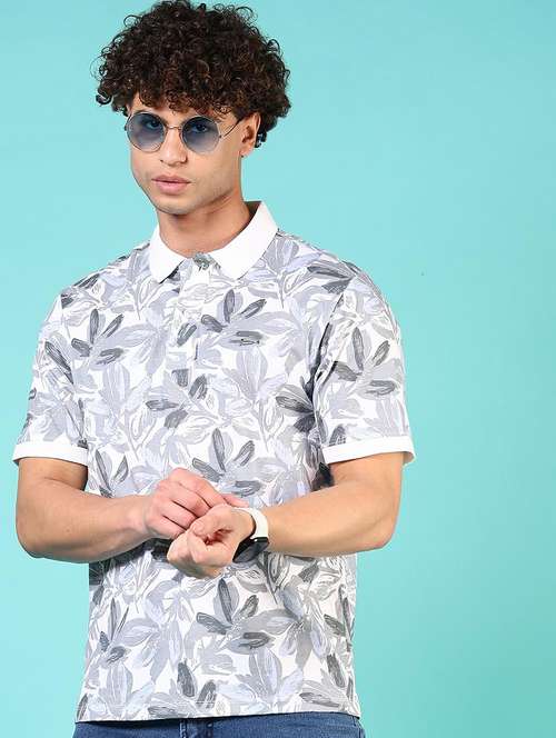 men printed short sleeve regular fit polo t-shirt - 21765645 - Very Small Image - 1