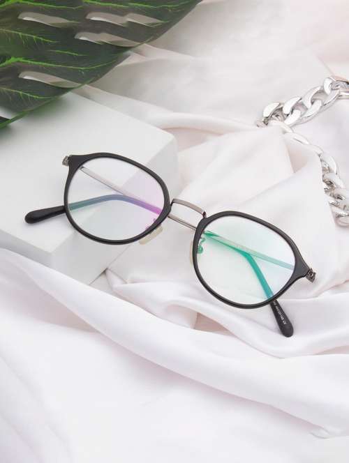 ted smith black round premium italian frames for unisex - 21766402 - Very Small Image - 1