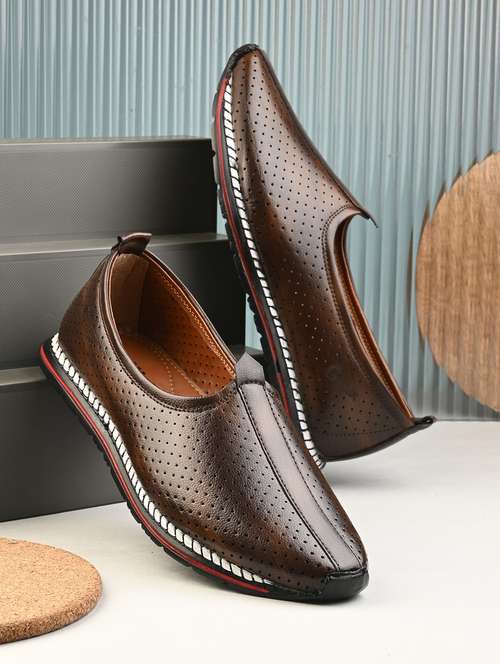 men brown cut work juti - 21785656 - Very Small Image - 1