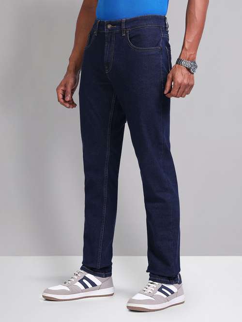 men mid rise plain jeans - 21786614 - Very Small Image - 1