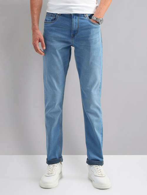 men mid rise plain jeans - 21786621 - Very Small Image - 1