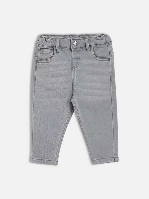 boys grey denim plain jean - 21841007 - Very Small Image - 1