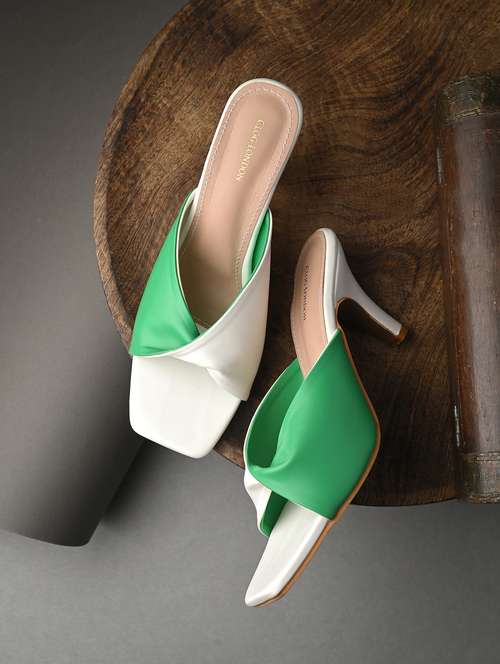 women green slip on sandal - 21845520 - Very Small Image - 1