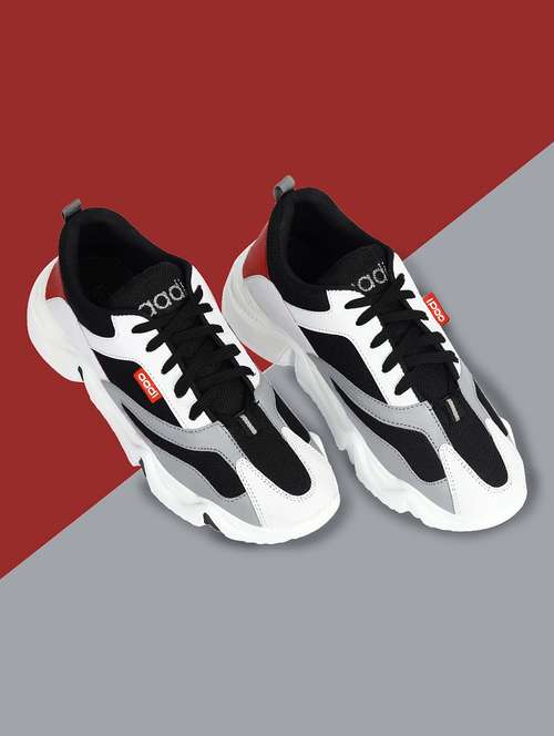 men color block lace up shoe - 21853527 - Very Small Image - 1