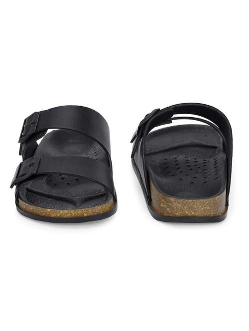 men black slip on sandal - 21853603 - Very Small Image - 1